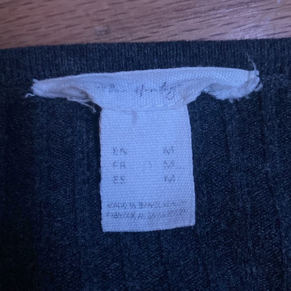 V neck vintange 2000s urban heritage cropped long sleeve - Picture 2 of 3